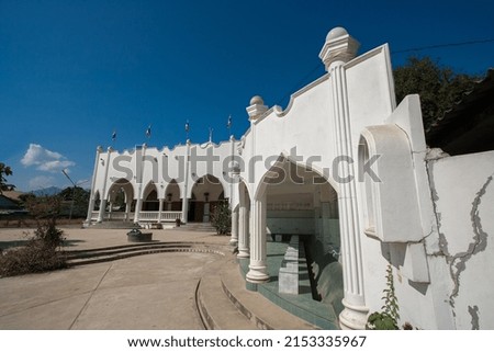 Al-Israa Masjid Mosque in Pai District, Mae Hong Son Province, Thailand Royalty-Free Stock Photo #2153335967
