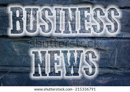 Business News Concept text on background