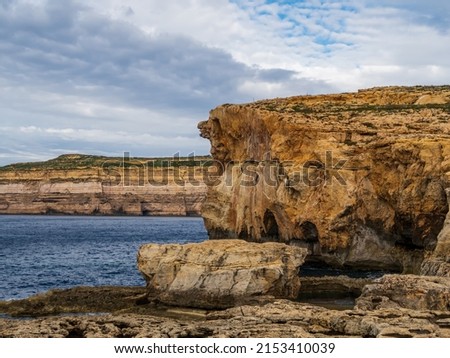 scenic raw nature landscape to the cliffs