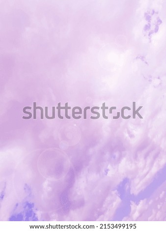 sky background sun and clouds with pastel colors