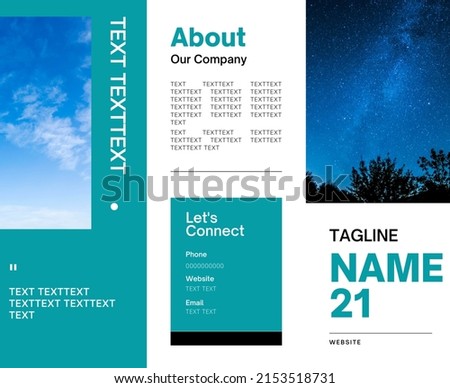 Trifold Brochure Template. Creative Corporate Tri Fold Brochure. Company Marketing Fold Flyer, Brochure, Poster.