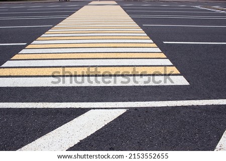 Road marking. Crosswalk. High quality photo