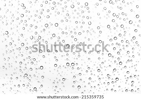 Water drops on glass. Royalty-Free Stock Photo #215359735