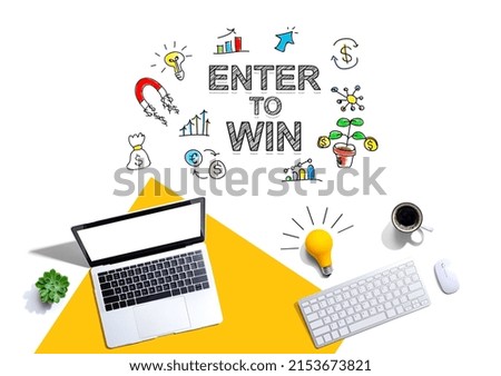 Enter to win with computers and a light bulb
