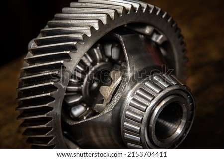 Differential removed from modern automatic transmission for future repairs Royalty-Free Stock Photo #2153704411