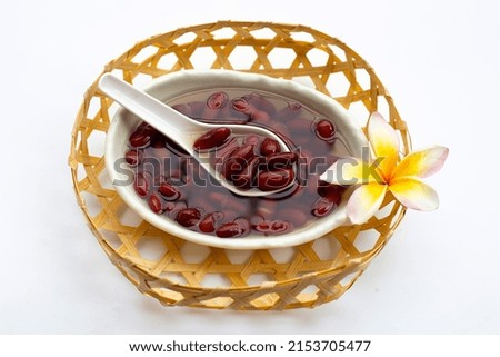 Sweet boiled red beans, Delicious dessert