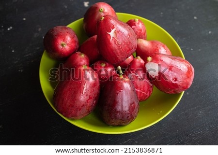 guava is red and fresh