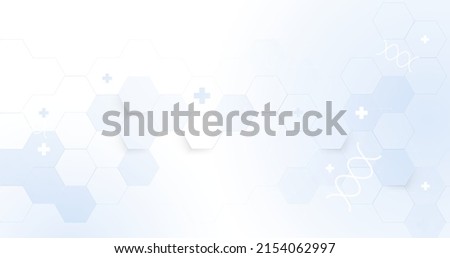 Abstract medicine and science with health, medical, science and healthcare background. Vector illustration