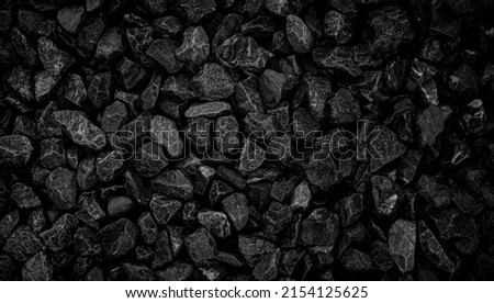 Natural black coals for background. Industrial coals.It can be used as a fuel for coal industry. Pea coal. Top view Royalty-Free Stock Photo #2154125625