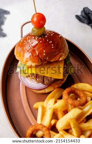 burger food  meatball chicken hamburger