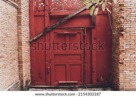 Background and texture of old wooden wall