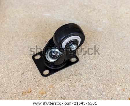 Caster wheel or rubber wheel for furniture Royalty-Free Stock Photo #2154376581