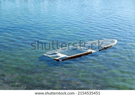 Boat on the sea, beautiful view with boat on the seaside