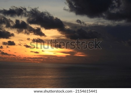 
Beautiful sunset with calm sea. best quality photos