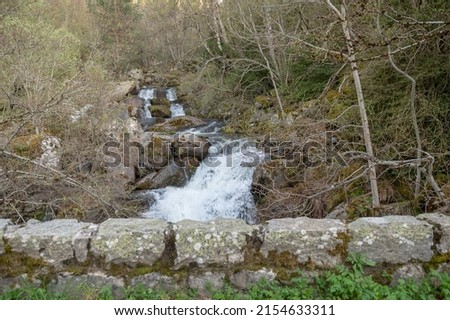 Trail at Madriu Perafita Claror Valley in Andorra,UNESCO world heritage site.
