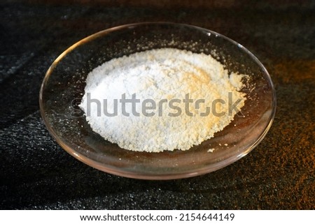 White Sodium gluconate chemical flake. High quality photo Royalty-Free Stock Photo #2154644149