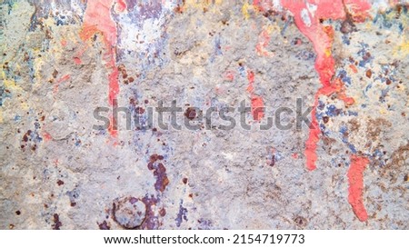 Rusty Metal Background. Abstract rust texture with paint stains
