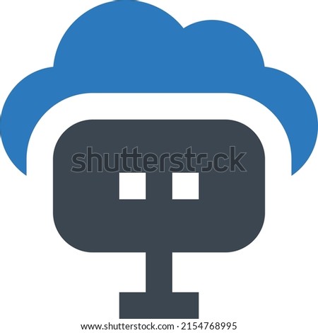 cloud Vector illustration on a transparent background.Premium quality symbols.Glyphs vector icon for concept and graphic design.