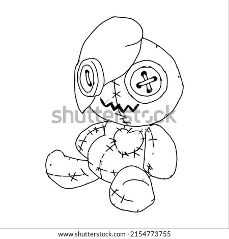 Voodoo Coloring page for kids