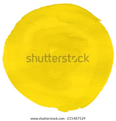 Yellow ink splash background pattern. Vector illustration.