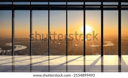 Tianjin city buildings and road vacant lots Royalty-Free Stock Photo #2154899493