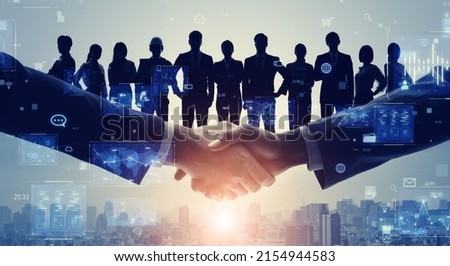 Business network concept. Group of businessperson. Teamwork. Human resources. Royalty-Free Stock Photo #2154944583