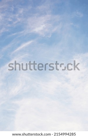 Sky landscape with clouds pastel colors