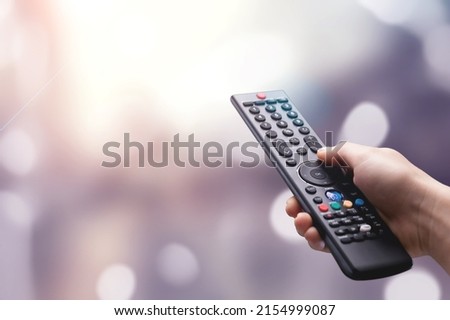 Remote control in human hand