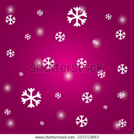 Christmas background with snowflakes. Vector eps 10.