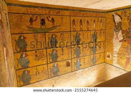 Tomb of pharaoh Tutankhamun in Valley of the Kings, Luxor, Egypt