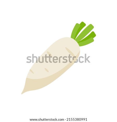 white radish Ingredients for Healthy Cooking Royalty-Free Stock Photo #2155380991