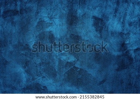 Beautiful Navy Blue Dark Wall Background.Texture Banner With Space For Text