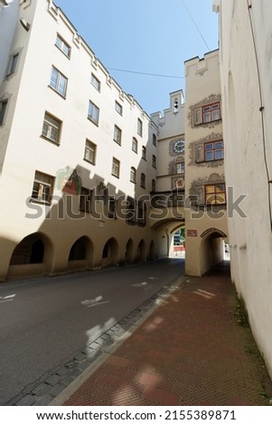 visit at bavarian city Wasserburg am Inn Royalty-Free Stock Photo #2155389871