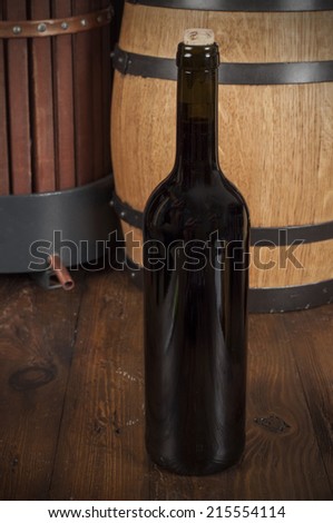 wine in basement