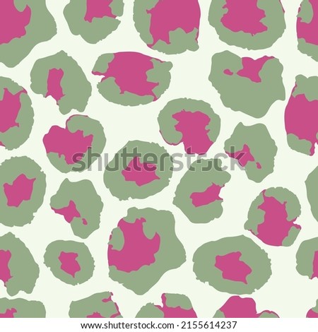 Elegant Cheetah Safari Seamless Leopard Print. Trendy Animal Skin Fashion Pattern. Leopard Print Seamless Vector Design. Modern Fabric Texture, Wild Fur Repeat Pattern. Cheetah Textile Background.