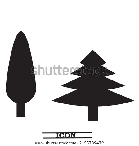 Tree icon. Vector illustration eps10.