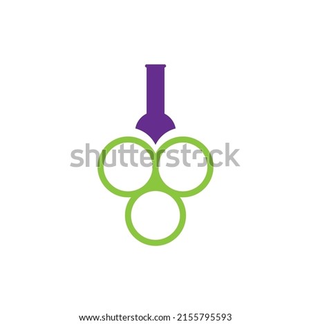 Wine Logo And Icon With Shape