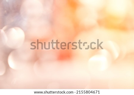 Abstract Colorful bokeh of blurry lights background. High quality photo