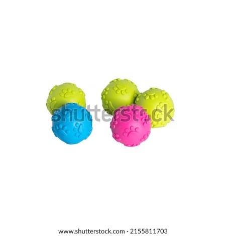 colorful ball toys for dog and cat