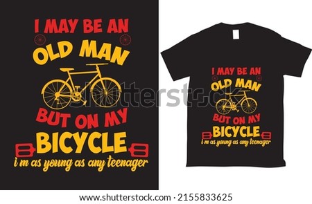 Rider Cycling typography quote tshirt design