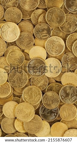 Gold coins or business currency. Representation Royalty-Free Stock Photo #2155876607