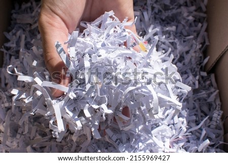Scrap Paper from paper cutter