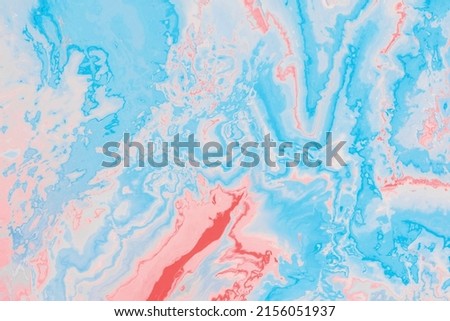 Marbling ink wallpaper. Holographiс gradient natural luxury marble texture. Abstract hand-drawn watercolor background texture. Pastel color stains on canvas