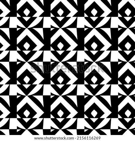 Vector seamless models. Modern stylish texture. Composition from regularly repeating geometrical element. Monochrome, simple. Vector illustrations.
