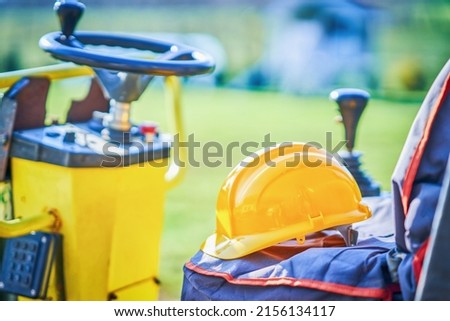 Picture of a road roller machine on the different surfaces