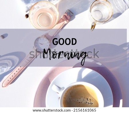 Good Morning Card And Design image good evening 