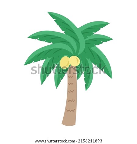 Clip art of palm tree