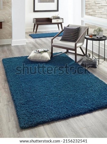 Modern living area room rug Royalty-Free Stock Photo #2156232541