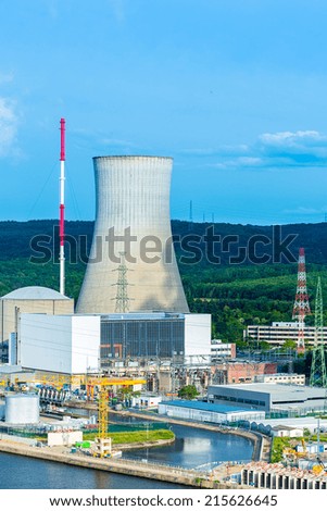Nuclear Power Station  Royalty-Free Stock Photo #215626645
