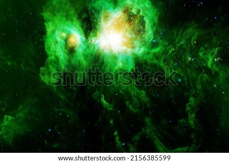 Beautiful green space. Elements of this image furnished by NASA. High quality photo